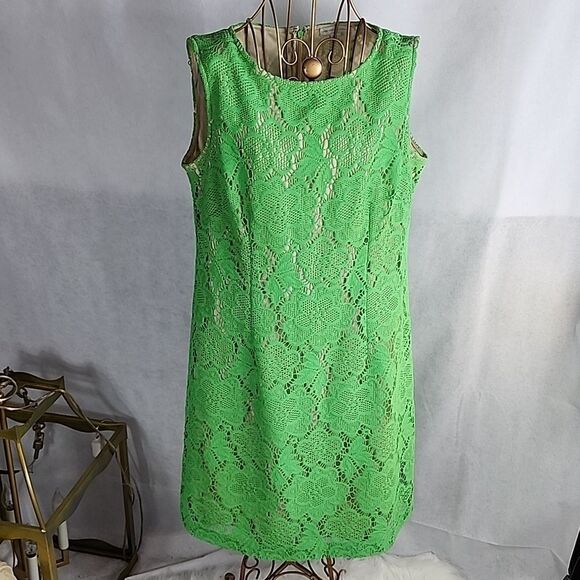 Spring Green NY&Co. Size 10 Dress - Picture 1 of 8